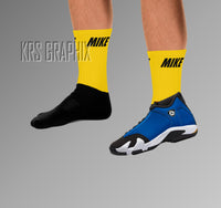 Socks To Match Jordan 14 Laney - Mike