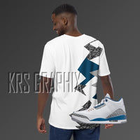 Full Print Shirt To Match Jordan 3 Wizards Pe - Mike