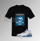 T-Shirt To Match Jordan 3 Wizards Pe - Watch The Drip