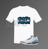 T-Shirt To Match Jordan 3 Wizards Pe - Fresh Graffiti Style