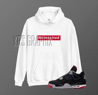 Hoodie To Match Jordan 4 Bred Reimagined - Reimagined