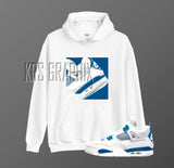 Hoodie To Match Jordan 4 Military Blue - Classic