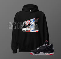 The Dopest Hoodie To Match Jordan 4 OG's - Cement, Fire Red, Military Blue & BREDs - Fantastic Fours