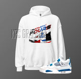 The Dopest Hoodie To Match Jordan 4 OG's - Cement, Fire Red, Military Blue & BREDs - Fantastic Fours