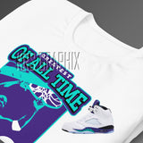 T-Shirt To Match Jordan 5 Grape - Greatest Of All Time