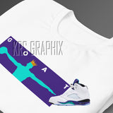 T-Shirt To Match Jordan 5 Grape - Wings Of The Goat