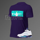 T-Shirt To Match Jordan 5 Grape - Wings Of The Goat
