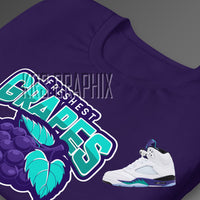 T-Shirt To Match Jordan 5 Grape - Freshest Grapes