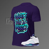 T-Shirt To Match Jordan 5 Grape - Don't Miss