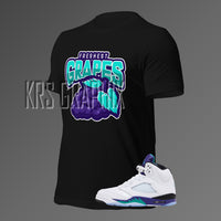 T-Shirt To Match Jordan 5 Grape - Freshest Grapes