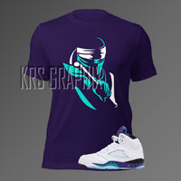 T-Shirt To Match Jordan 5 Grape - Stealthy Grapes