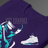 T-Shirt To Match Jordan 5 Grape - Stealthy Grapes
