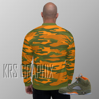 Jacket To Match Jordan 5 Green Olive - Camouflage