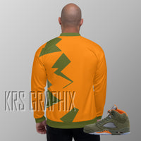 Jacket To Match Jordan 5 Green Olive - Jagged