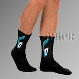 Socks To Match Jordan 6 Aqua - 6S