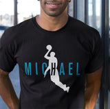 T-Shirt To Match Jordan 6 Aqua - Michael Flying