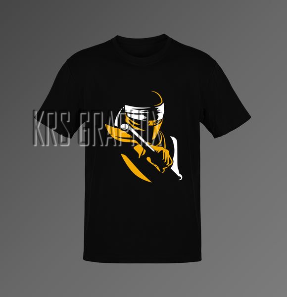 T-Shirt To Match Jordan 6 Yellow Ochre - Ninja Warrior