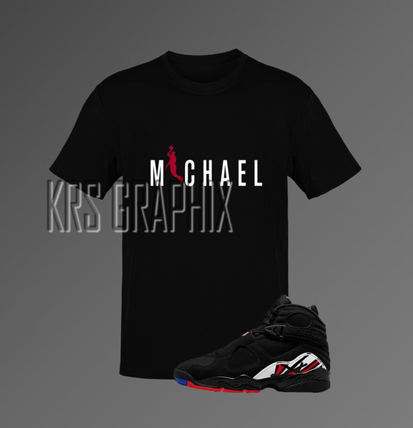 T-Shirt To Match Jordan 8 Playoffs - Michael