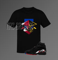 T-Shirt To Match Jordan 8 Playoffs - Raiden Inspired