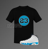 T-Shirt To Match Jordan 9 Powder Blue - 23