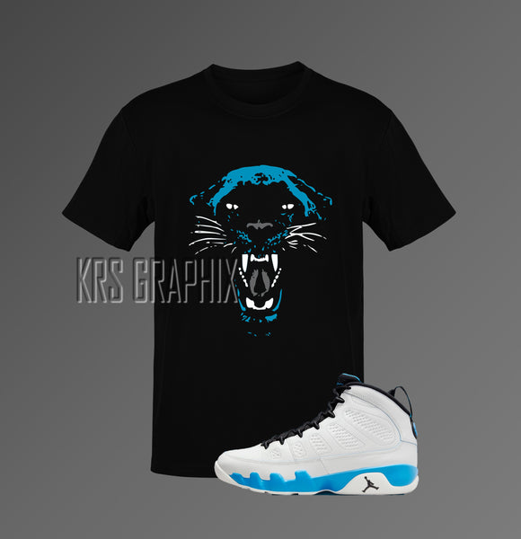 T-Shirt To Match Jordan 9 Powder Blue - Panther