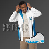 Zip Hoodie To Match Jordan 9 Powder Blue - Game Over