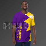 Full Print Shirt To Match Los Angeles Basketball Team - Jagged