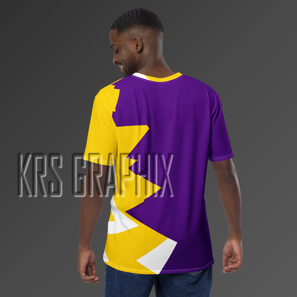 Full Print Shirt To Match Los Angeles Basketball Team - Jagged