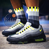 Socks To Match Air Max 95 Retro Neon - Max Air 95 Inspired