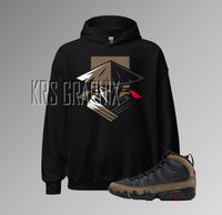 Hoodie To Match Jordan 9 Olive - Raiden Inspired