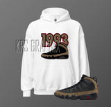 Hoodie To Match Jordan 9 Olive - '1993 Jordans'