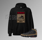 Hoodie To Match Jordan 9 Olive - Watch The Drip