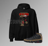 Hoodie To Match Jordan 9 Olive - Greatest Of All Time I