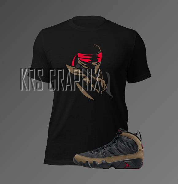 T-Shirt To Match Jordan 9 Olive - Kai