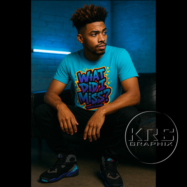 T-Shirt To Match Jordan 8 Aqua - What Did I Miss?