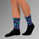 Socks To Match Jordan 8 Aqua - Camo