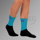 Socks To Match Jordan 8 Aqua - Aqua 23