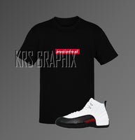 T-Shirt To Match Jordan 12 Cherry & Jordan 12 Red Taxi - Supremely A Sneakerhead