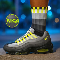Socks To Match Air Max 95 Retro Neon - Max Air 95 Inspired