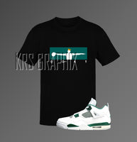 T-Shirt To Match Jordan 4 Oxidized Green - Wings Of The Goat