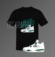 T-Shirt To Match Jordan 4 Oxidized Green - May The Fours Be With You