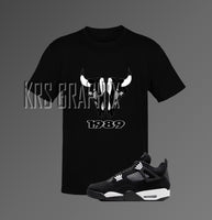 T-Shirt To Match Jordan 4 White Thunder - No Bull