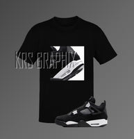 T-Shirt To Match Jordan 4 White Thunder - Classic