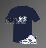 T-Shirt To Match Jordan 6 Olympic - Jagged 23