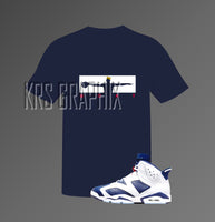 T-Shirt To Match Jordan 6 Olympic - Wings Of The Goat