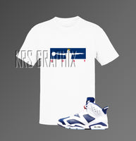 T-Shirt To Match Jordan 6 Olympic - Wings Of The Goat