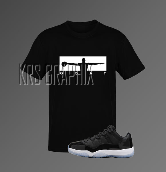 T-Shirt To Match Jordan 11 Space Jam Low - Wings Of The Goat