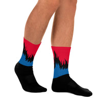 Socks To Match Jordan 4 Rare Air - Flames