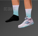 Socks Match Jordan 5 Easter - Easter 5s Socks