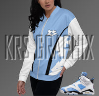 Blue Carmine 6 UNC Bomber Jacket